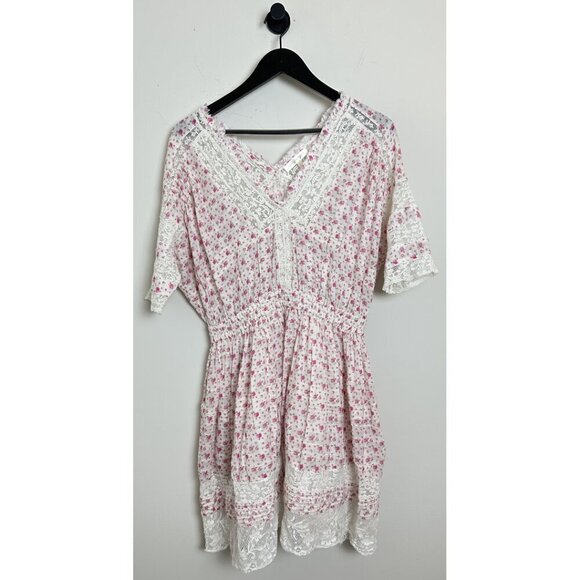 LOVESHACKFANCY Newton Dress in Poppy Pink Size Large - Picture 4 of 12